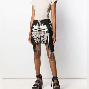 NWOT dope lace up miniskirt in S
